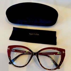 Cat eye Tom Ford reading glasses